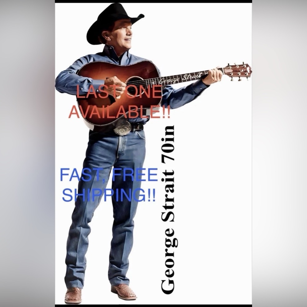 George Strait LIFE SIZE Cardboard Cutout LAST ONE!